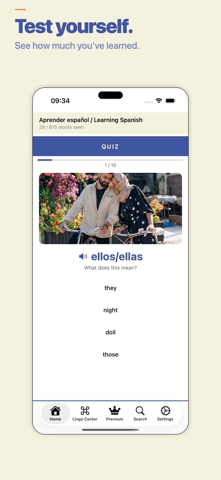 lingoswipe screenshot